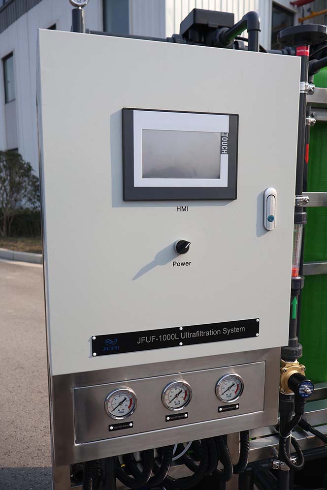 1000LPH PLC Touch Control Ultrafiltration Water Filtration System(images 25)