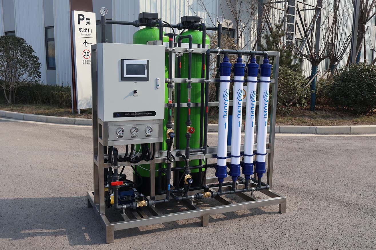 1000LPH PLC Touch Control Ultrafiltration Water Filtration System(images 12)