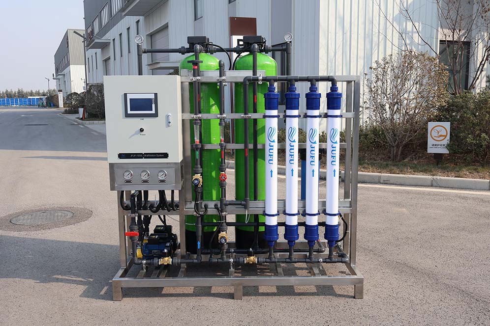 1000LPH PLC Touch Control Ultrafiltration Water Filtration System(images 14)