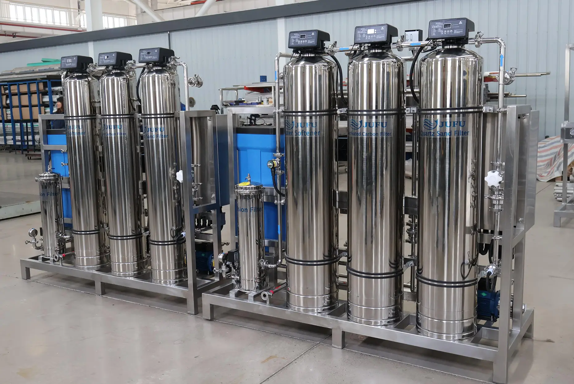 300LPH Stainless Steel Water Purification System for Pharmaceutical Use(images 16)