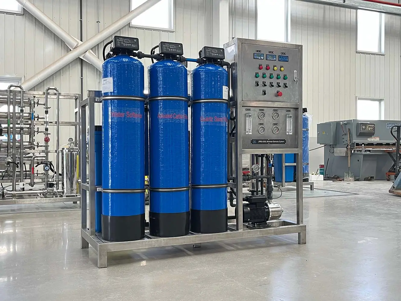 500LPH Commercial RO Plant Drinking Water Treatment System(images 12)