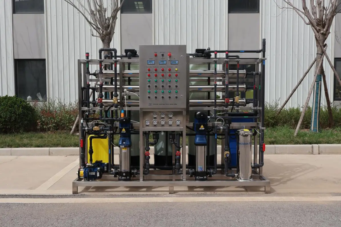 500LPH Double Stage Reverse Osmosis Water Filter Plant(images 12)
