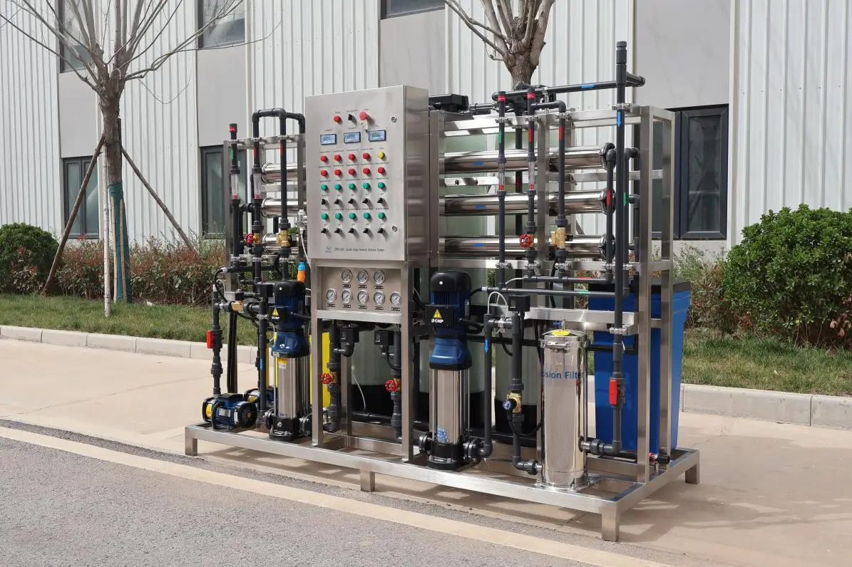 500LPH Double Stage Reverse Osmosis Water Filter Plant(images 14)