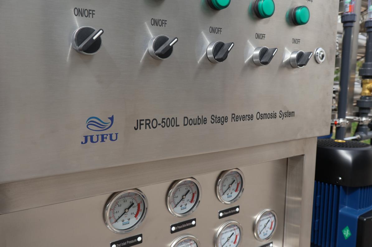 500LPH Double Stage Reverse Osmosis Water Filter Plant(images 24)