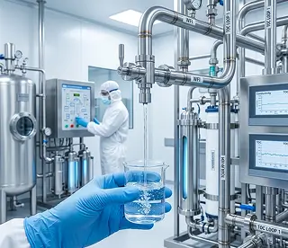 300LPH Stainless Steel Water Purification System for Pharmaceutical Use(images 51)