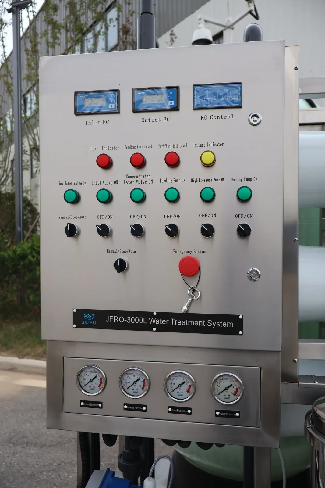 3000LPH JUFU Reverse Osmosis Water Purification Plant(images 27)
